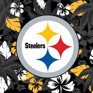 NFL Pittsburgh Steelers Tropical Print Xbox 360 (Includes HDD) Skin